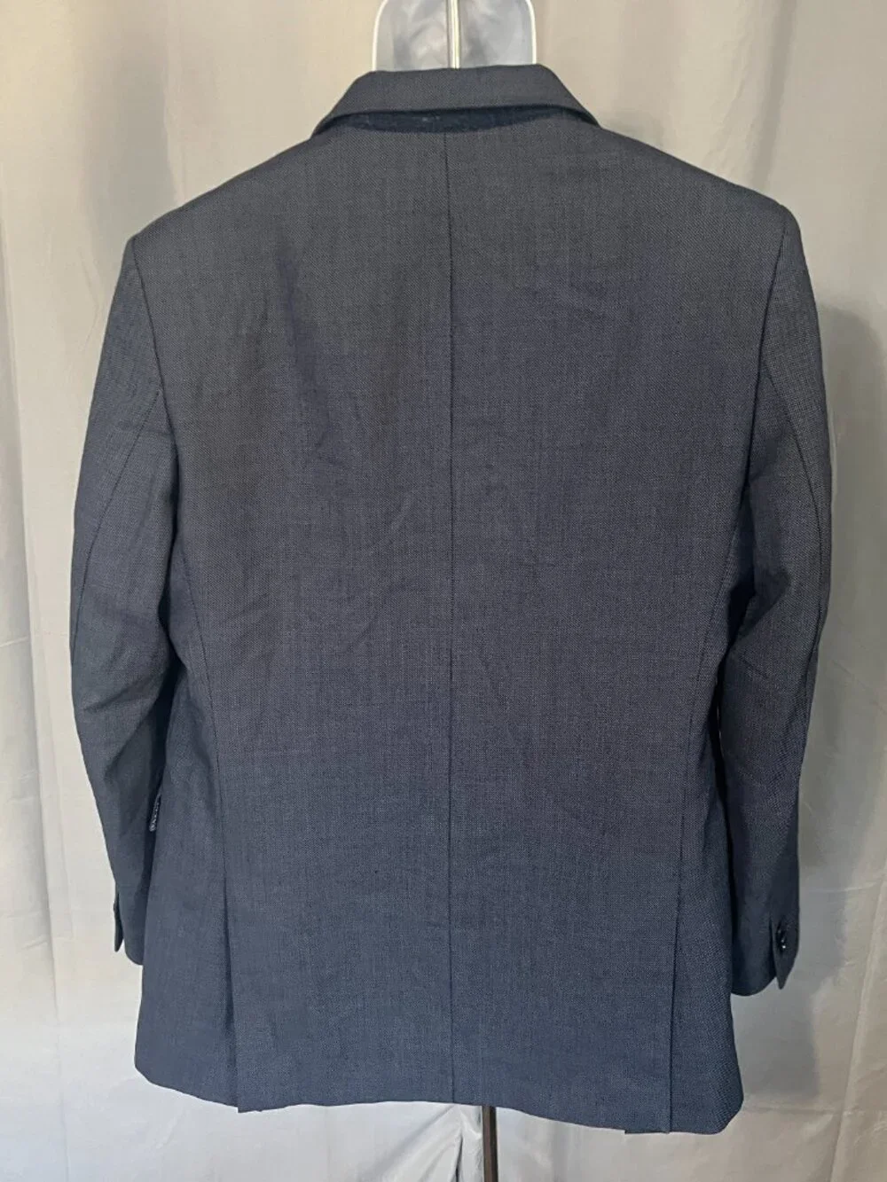 👔 Banana Republic Men's Dark Blue Wool Tailored Fit Sport Coat Blazer 42L 👔